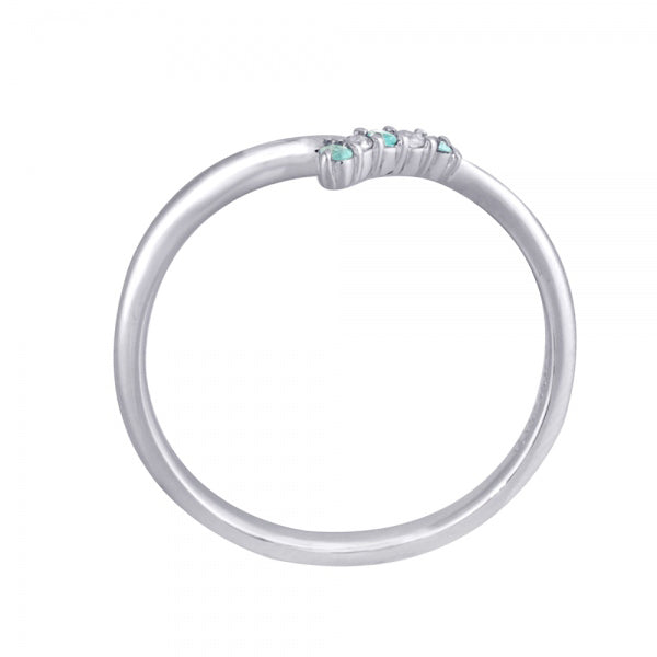 トルマリン/ダイヤモンド PTリング(ネオンブルー/10月誕生石)《WRGN3299》