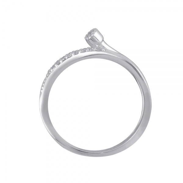 ダイヤモンド プラチナリング(計0.07カラット/インデックス/ミル打ち/4月誕生石)《WRGD3563》