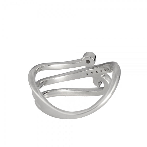 ダイヤモンド プラチナリング(インデックス/ミル打ち/4月誕生石)《WRGD3560》