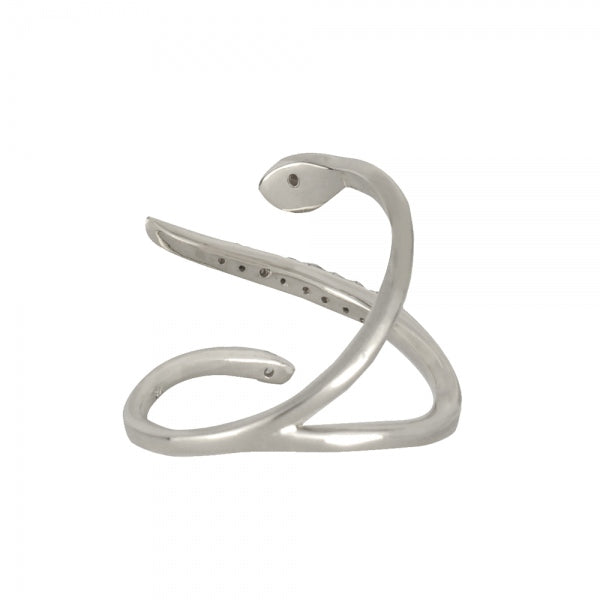 ダイヤモンド プラチナリング(計0.07カラット/インデックス/リーフモチーフ/4月誕生石)《WRGD3559》