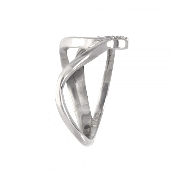 ダイヤモンド プラチナリング(計0.07カラット/インデックス/ティアラ/4月誕生石)《WRGD3558》