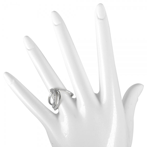 ダイヤモンド プラチナリング(計0.07カラット/インデックス/ティアラ/4月誕生石)《WRGD3558》