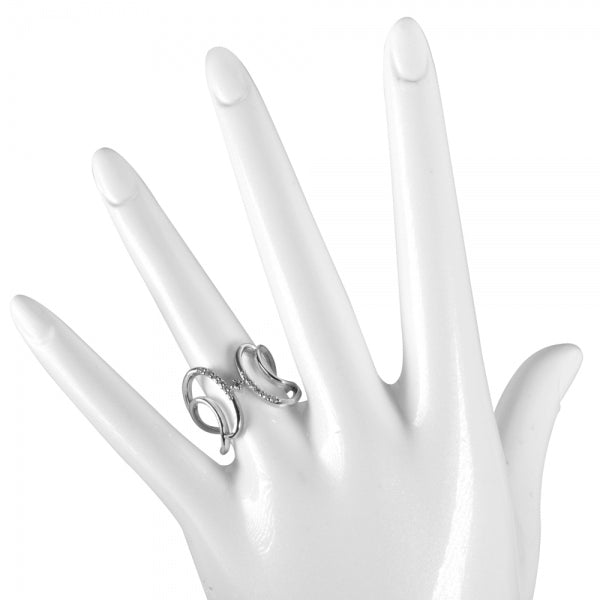 ダイヤモンド プラチナリング(インデックス/蝶モチーフ/4月誕生石)《WRGD3557》