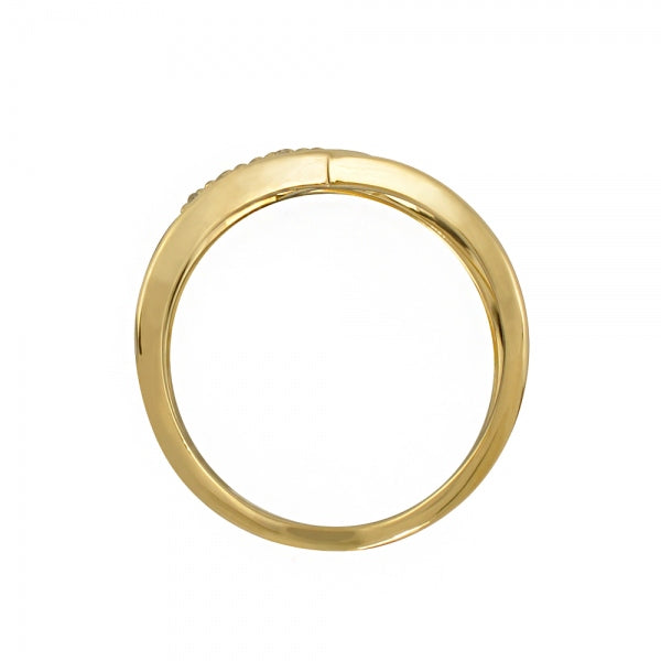 ダイヤモンド K18リング(インデックス/クロスモチーフ/4月誕生石)《WRGD3548》