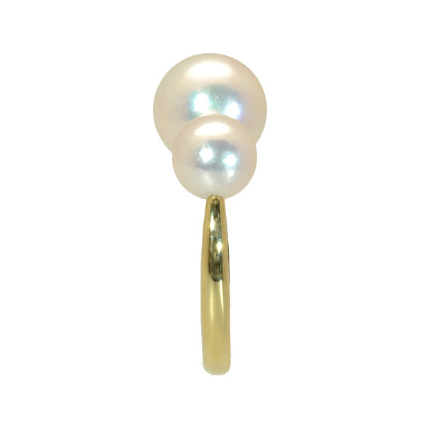 パール K18リング(アコヤ真珠/6.0mm/8.0mm/6月誕生石)《WRGQ2502》