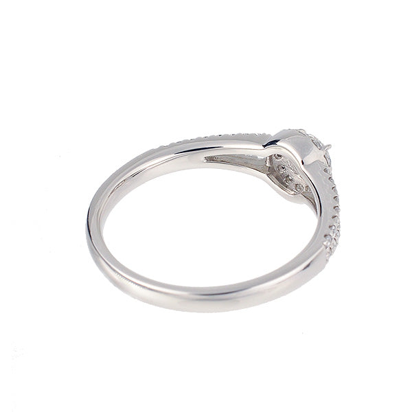 ダイヤモンド プラチナリング(0.2カラット/Dカラー/SI2UP/EXCELLENT/一粒/4月誕生石/グレーディングレポート付き)《JRGD1055》