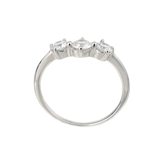 ダイヤモンド プラチナリング(計0.5カラット/Dカラー/SI2UP/EXCELLENT/4月誕生石)《JRGD1057》