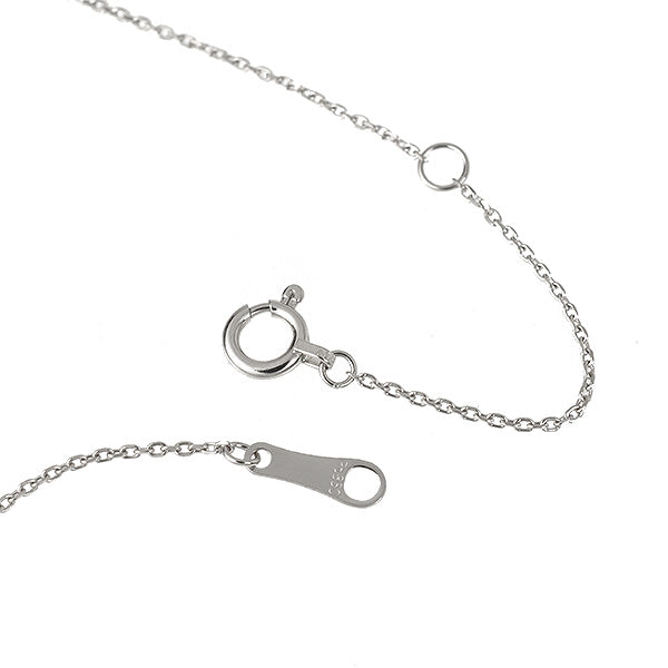 ダイヤモンド プラチナネックレス(計0.5カラット/4月誕生石/グレーディングレポート付き)《JPDD1058》