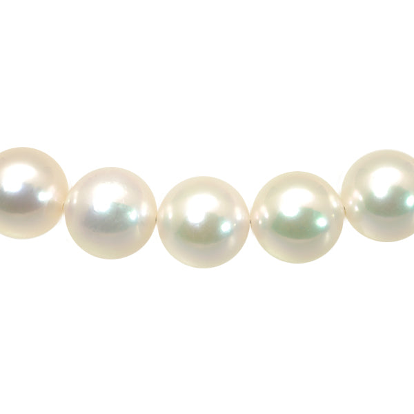 パール シルバー /K14ネックレス/イヤリング(花珠/アコヤ真珠/8.5mm~9.0mm/2点セット/6月誕生石/花珠鑑別鑑定書付き)《JNKQ1196》