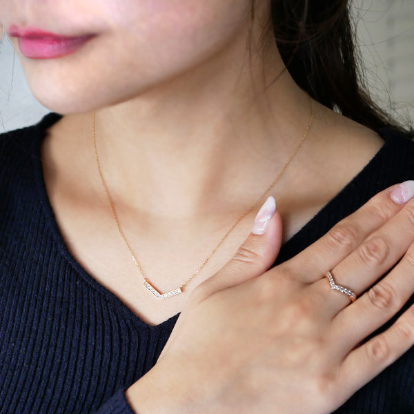 ダイヤモンド K18リング(計0.3カラット/シャープ/4月誕生石)《WRGD3266》