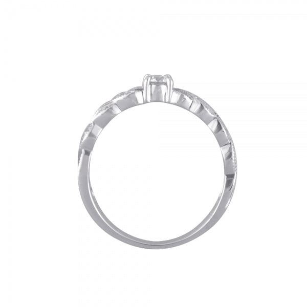 ダイヤモンド プラチナリング(0.13カラット/FカラーUP/VS2UP/EXCELLENT/一粒/レース調/4月誕生石)《WRGD3369》