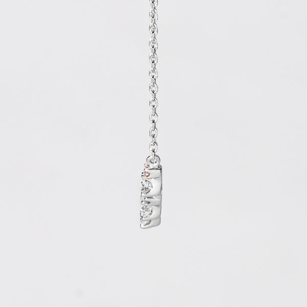 ピンクダイヤモンド/ダイヤモンド プラチナネックレス(アーガイル/デコルテ/4月誕生石/アーガイルカード付き)《JPDD1775》