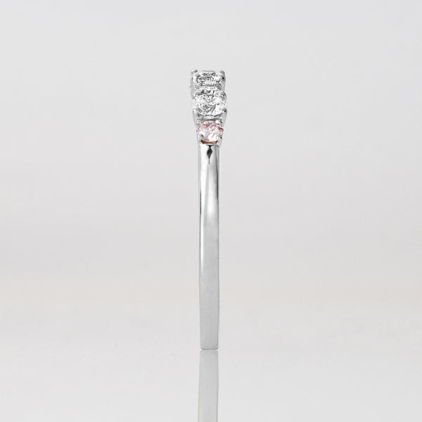 ピンクダイヤモンド/ダイヤモンド プラチナリング(アーガイル/4月誕生石/アーガイルカード付き)《JRGD1778》