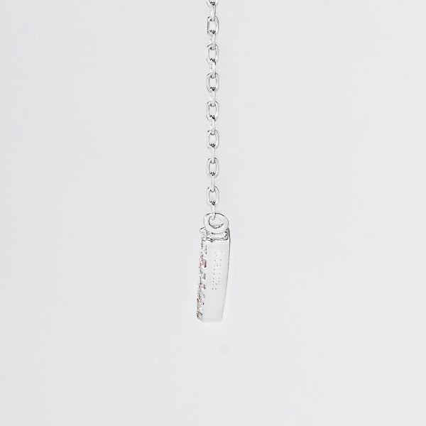 ピンクダイヤモンド/ダイヤモンド プラチナネックレス(アーガイル/デコルテ/4月誕生石/アーガイルカード付き)《JPDD1780》