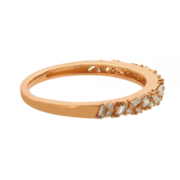 ダイヤモンド K18リング(計0.3カラット/テーパーバケット/4月誕生石)《WRGD3870》