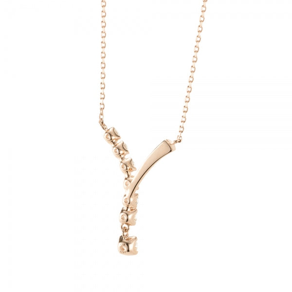 ダイヤモンド K18ネックレス(計0.27カラット/H&C/ライン/4月誕生石)《WPDD3630》