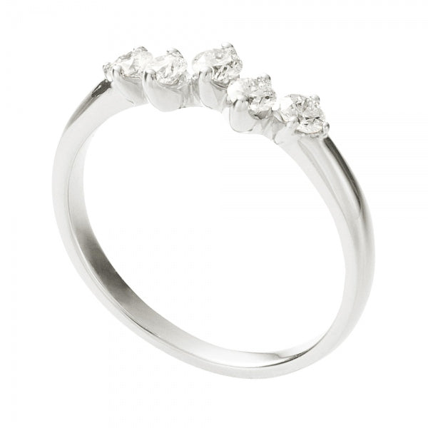 ダイヤモンド プラチナリング(計0.35カラット/H&C/4月誕生石)《WRGD3612》