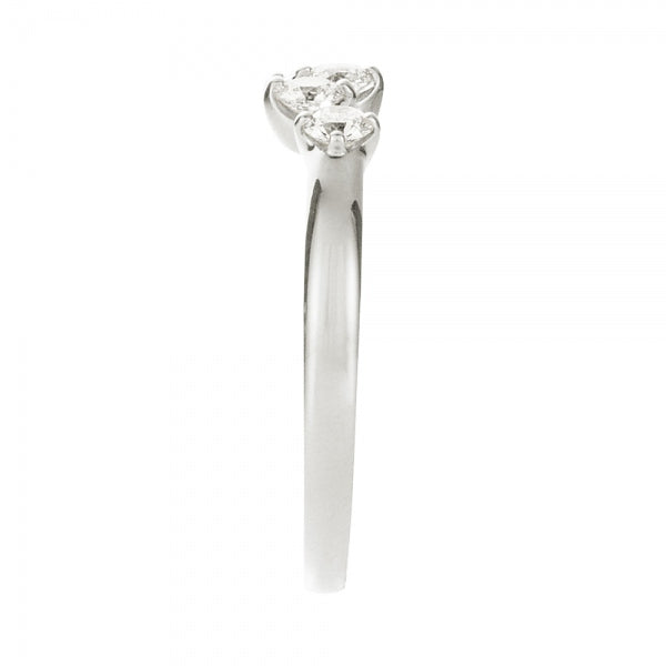 ダイヤモンド プラチナリング(計0.35カラット/H&C/4月誕生石)《WRGD3612》