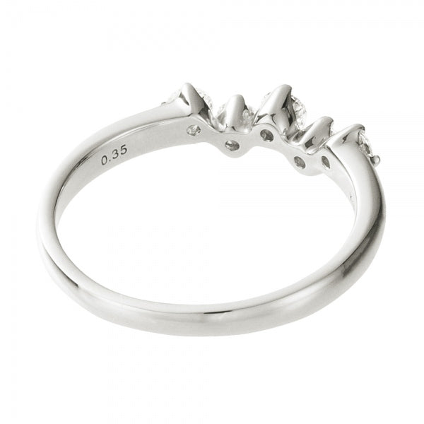 ダイヤモンド プラチナリング(計0.35カラット/H&C/4月誕生石)《WRGD3612》