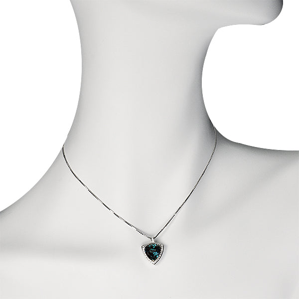 アレキサンドライト/ダイヤモンド プラチナネックレス(クレサンベール/40周年/トリリアント/6月誕生石)《WPDA2704》