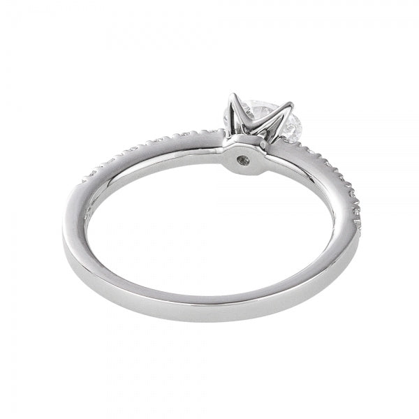 ダイヤモンド プラチナリング(0.3カラット/Dカラー/VVS1/オーバル/一粒/4月誕生石/GIAグレーディングレポート付き)《JRGD1423》