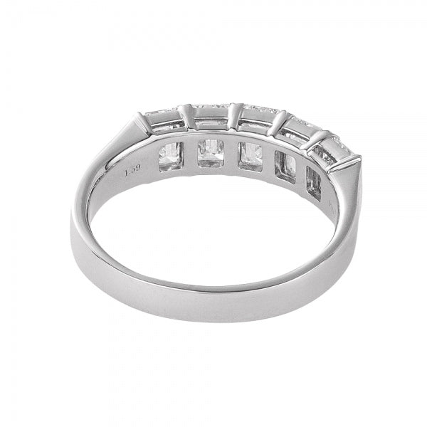 ダイヤモンド プラチナリング(1.5カラット/Dカラー/VVS1/エメラルドカット/一粒/4月誕生石/GIAグレーディングレポート付き)《JRGD1410》