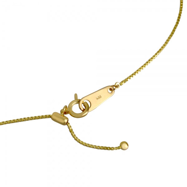 パール/ダイヤモンド K18ネックレス(白蝶真珠/オーロラ茶金/ゴールド系/10.0mmUP/6月誕生石/真珠鑑別鑑定書付き)《JPDQ1237》