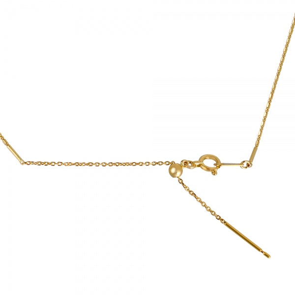 パール K18ネックレス(白蝶真珠/オーロラ茶金/ゴールド系/10.0mmUP/6月誕生石/真珠鑑別鑑定書付き)《JNKQ1238》