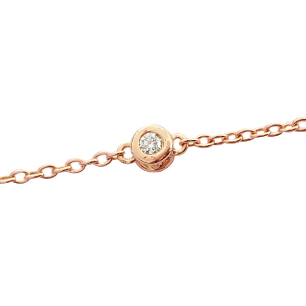 ダイヤモンド K18ネックレス(計0.45カラット/ステーション/ロング/リバーシブル/4月誕生石)《JNKD1290》