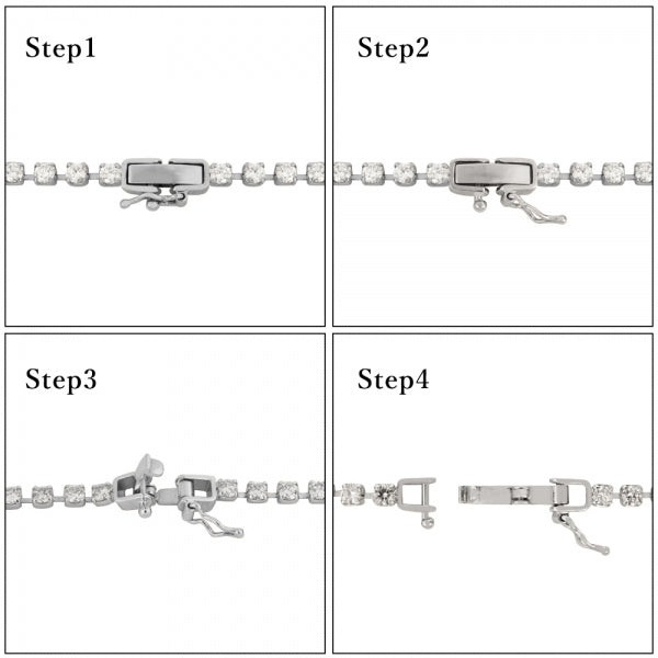 ダイヤモンド プラチナブレスレット(計2.0カラット/テニス/4月誕生石)《WBCD3973》