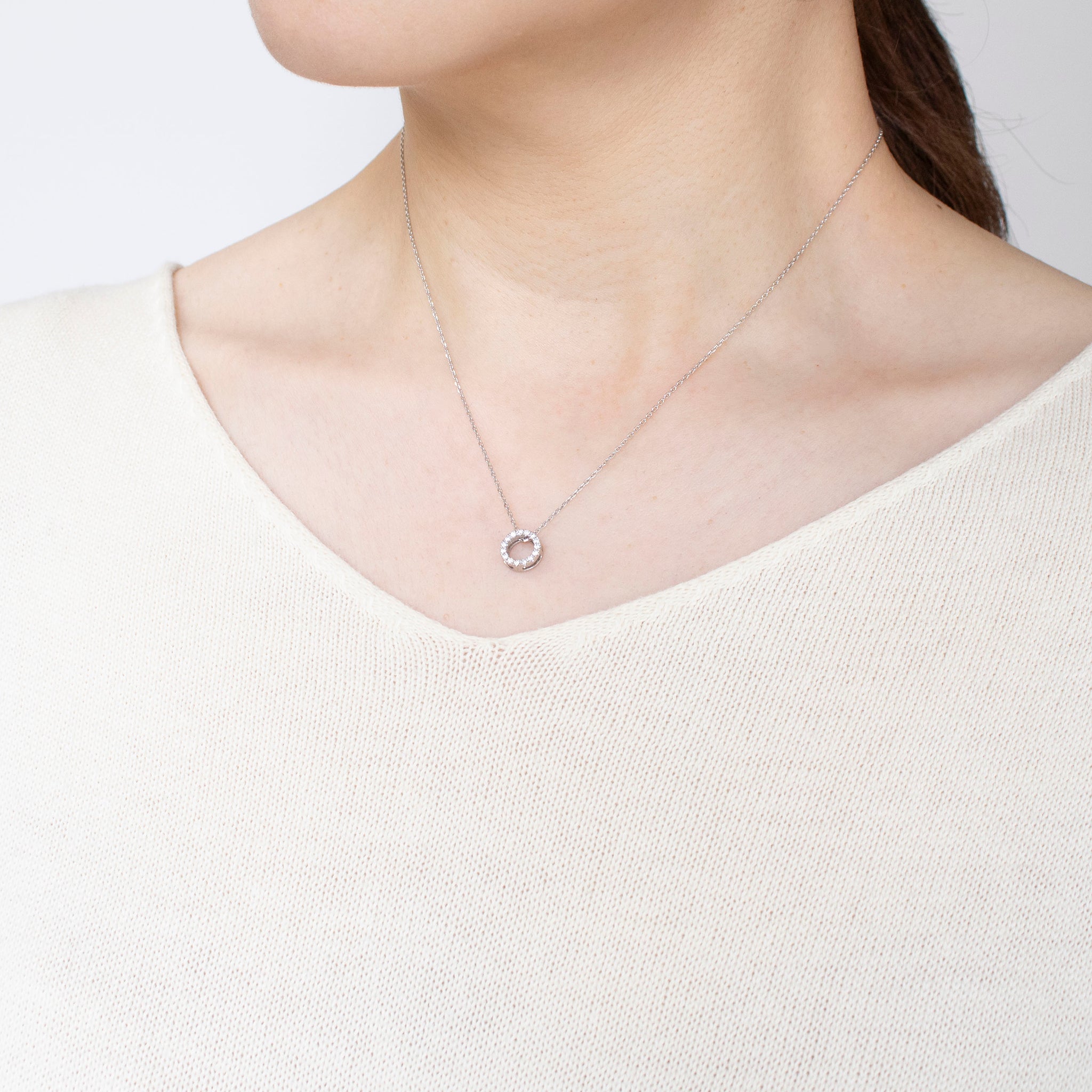 ダイヤモンド プラチナペンダントトップ(4月誕生石)《14DB0831》