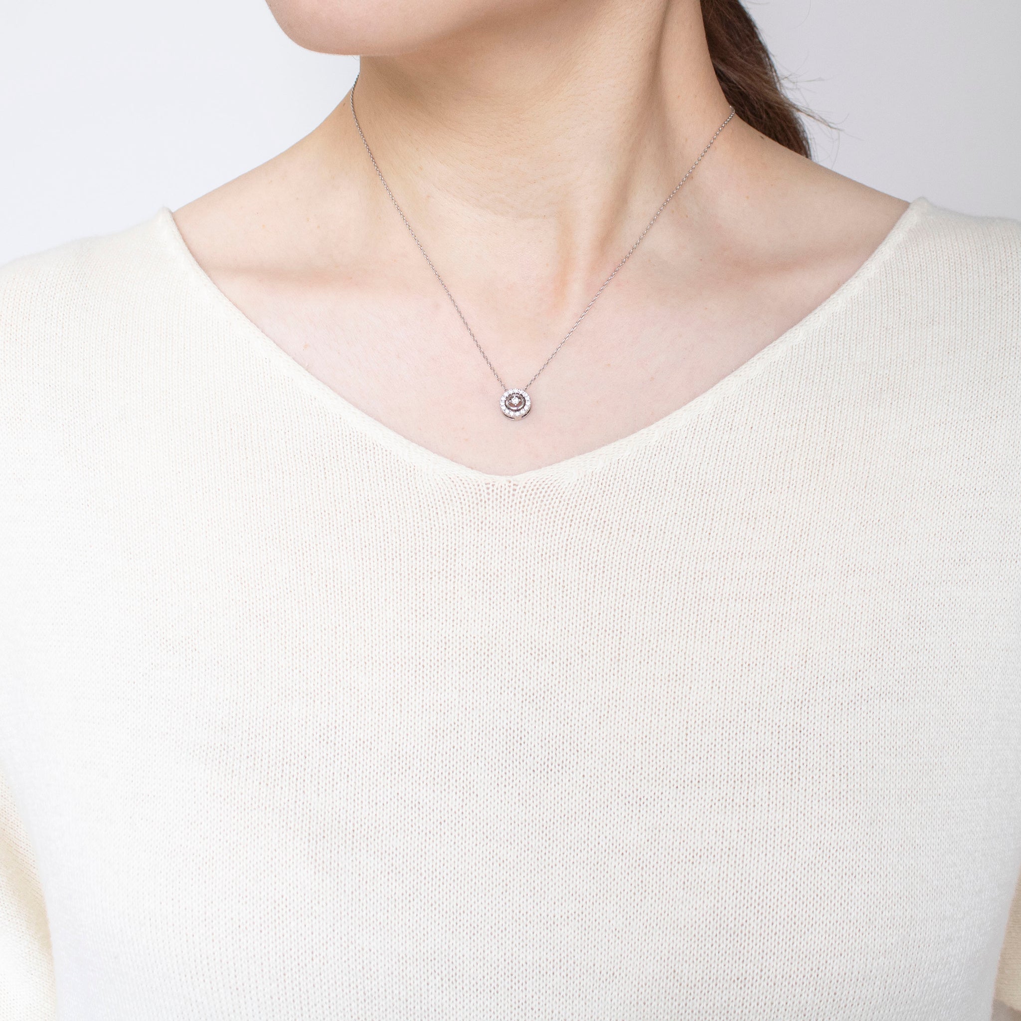 ダイヤモンド プラチナペンダントトップ(4月誕生石)《14DB0831》