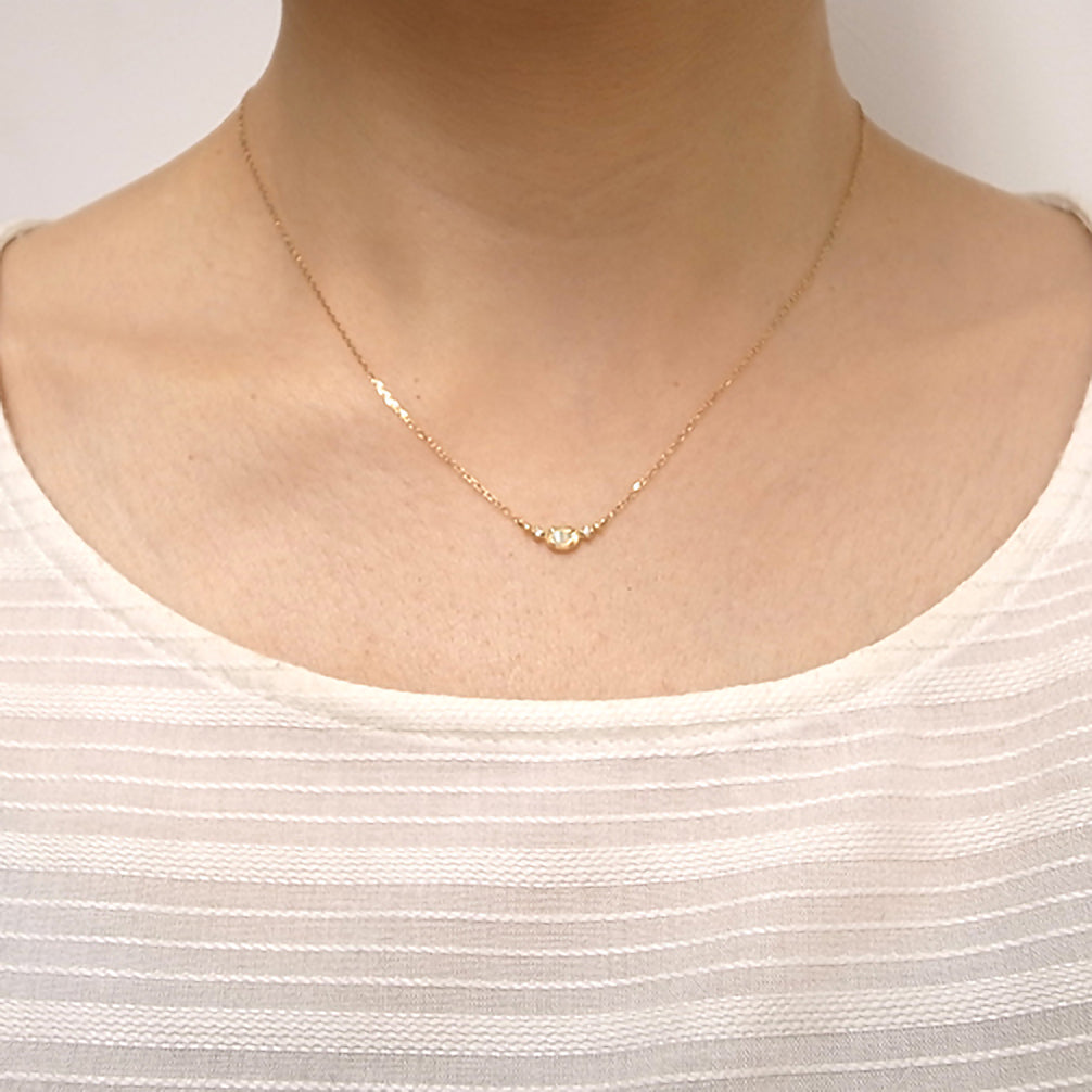 オパール K18ネックレス(10月誕生石)《14T10403》