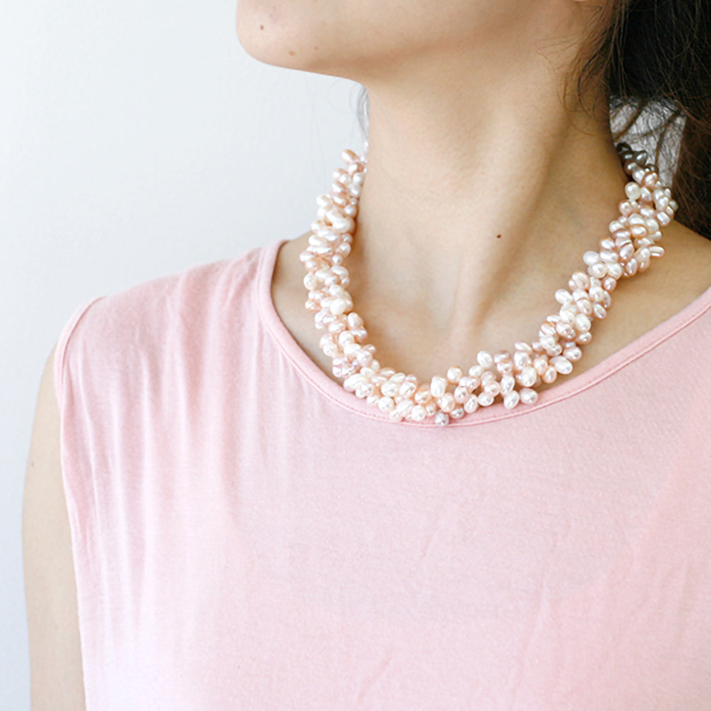 パール ネックレス(淡水真珠/6月誕生石)《15T10330》