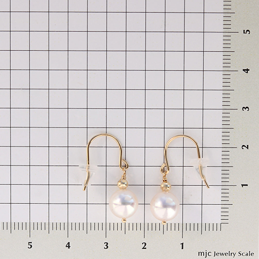 パール K18ピアス(アコヤ真珠/7.5mm/6月誕生石)《20TZ0202》