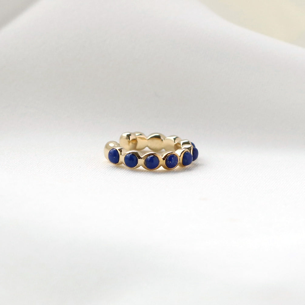 ラピスラズリ K10イヤーカフ(片側/12月誕生石)《21T10302》