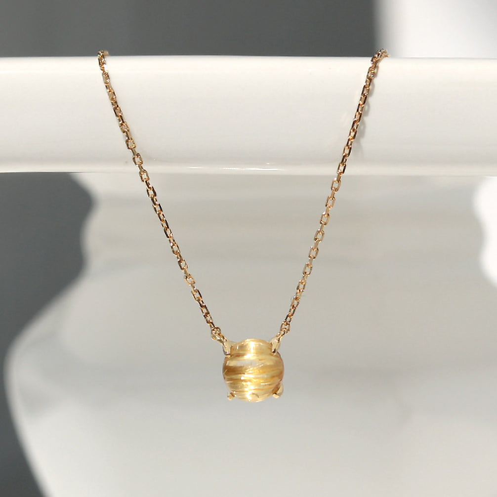 ルチルクォーツ K18ネックレス《22T10219》