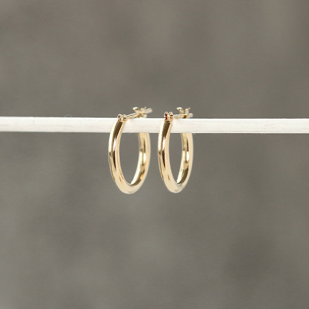 K18ピアス(フープ)《22T10243》