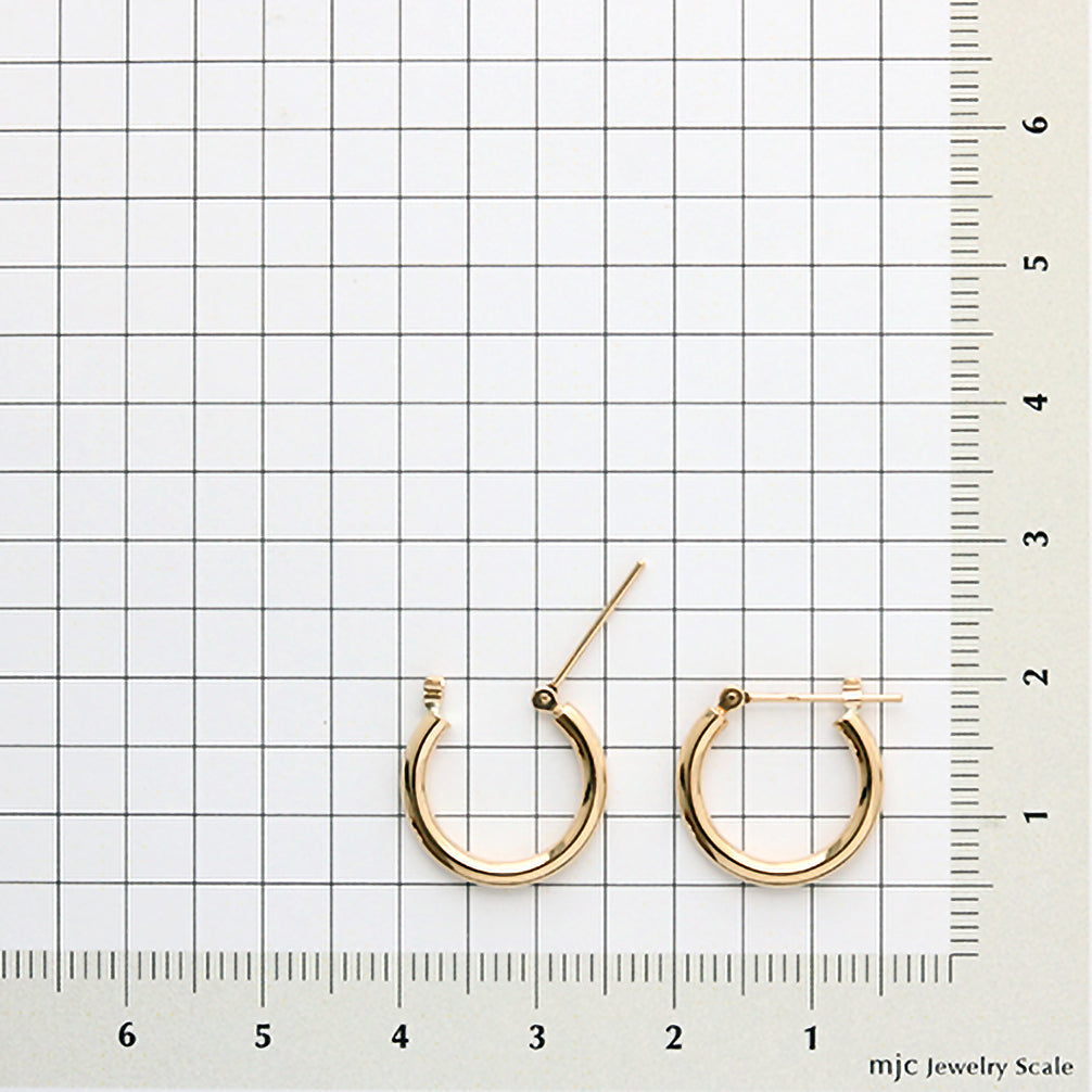 K18ピアス(フープ)《22T10243》