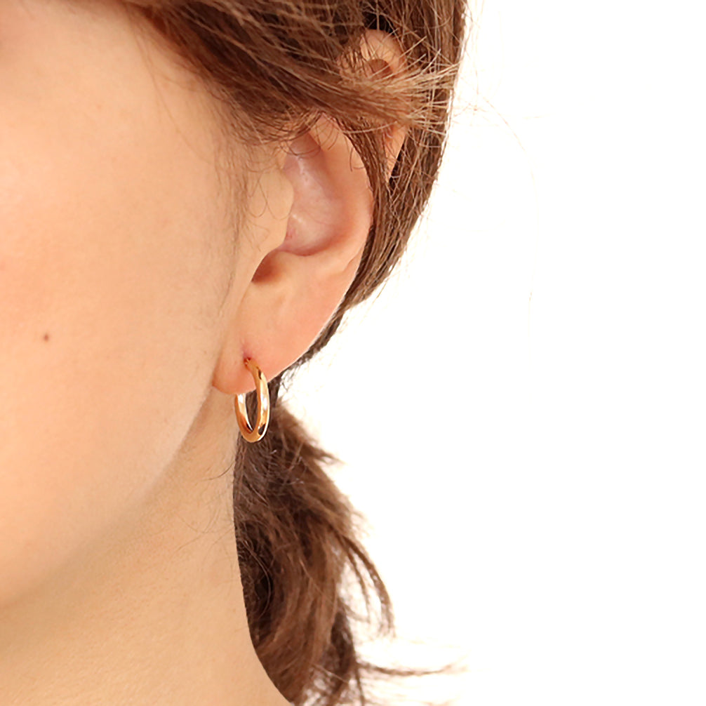 K18ピアス(フープ)《22T10243》