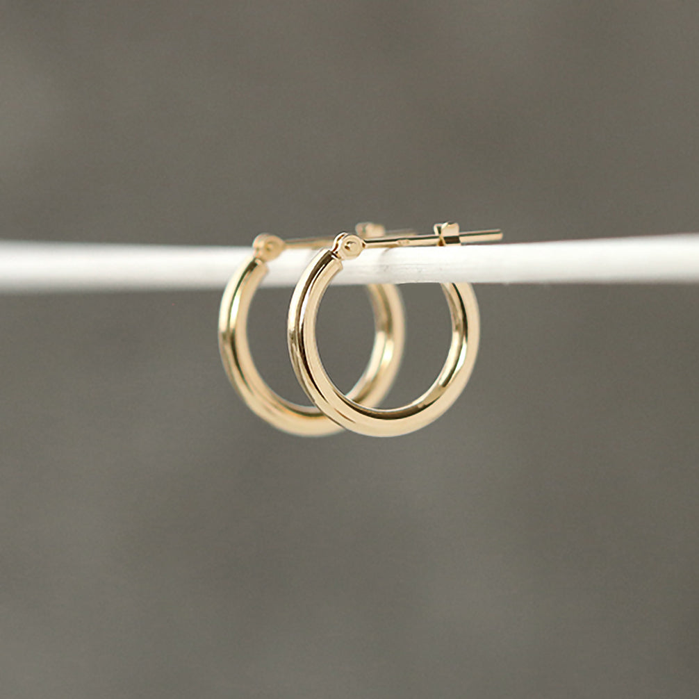 K18ピアス(フープ)《22T10243》