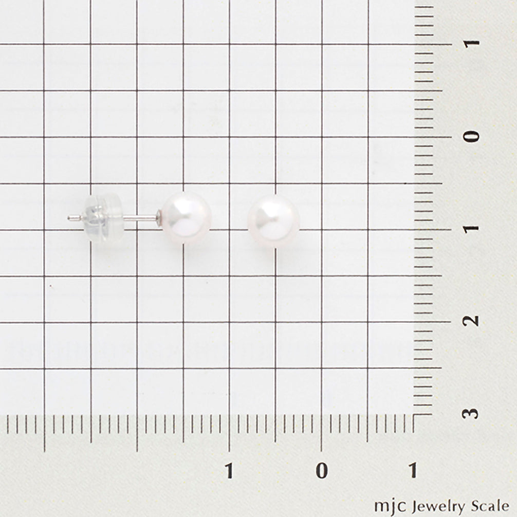 パール プラチナピアス(アコヤ真珠/5.5mm/6月誕生石)《22T10299》