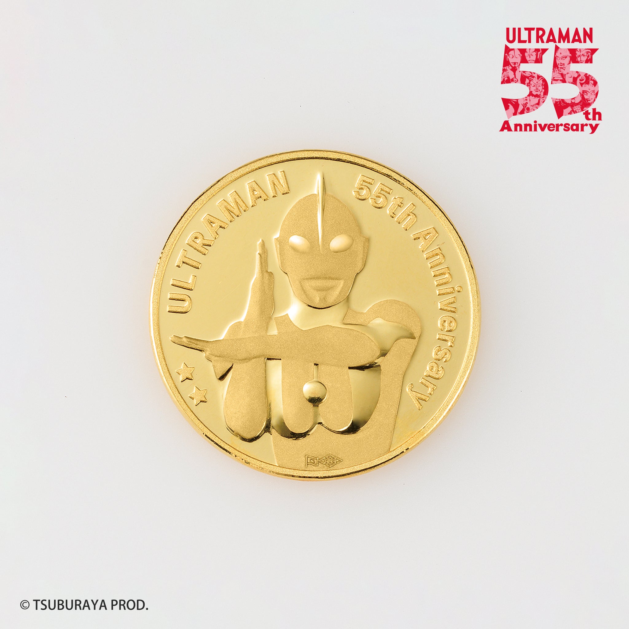 K24金製品(純金/ウルトラマン 55th Anniversary/メダル/7.5g)《23C60102》
