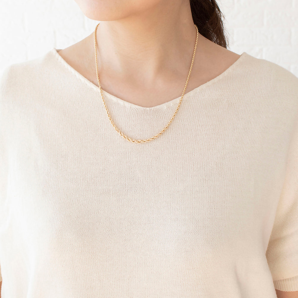 K18ネックレス(イタリア製)《23T10172》