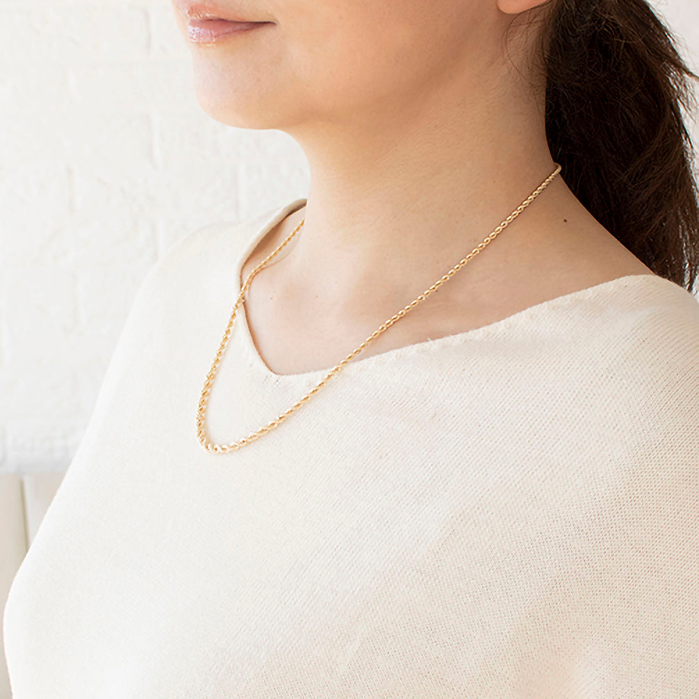 K18ネックレス(イタリア製)《23T10172》