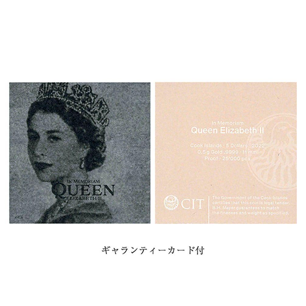 K24/K18ペンダントトップ(純金/ Queen Erlizabeth Ⅱ 記念コイン)《23T10180》