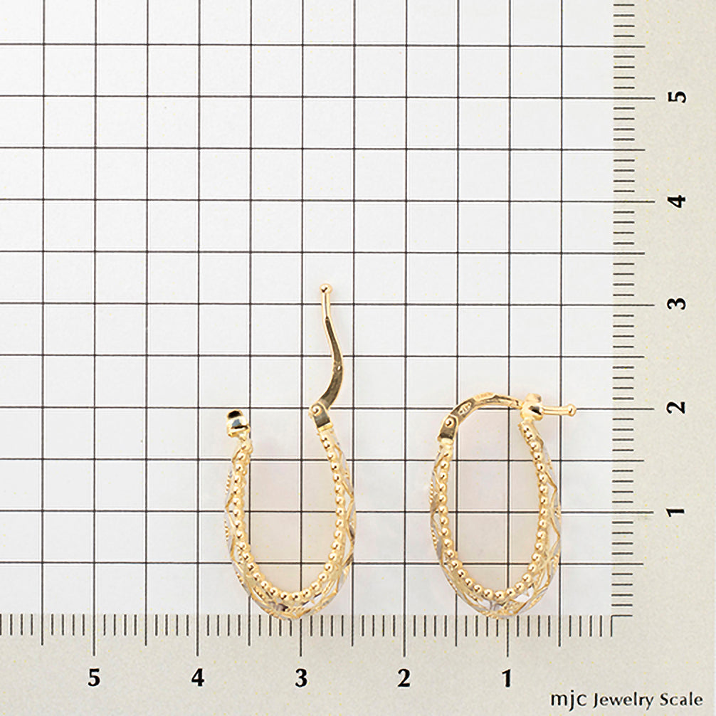 K18ピアス(イタリア製)《23T10193》