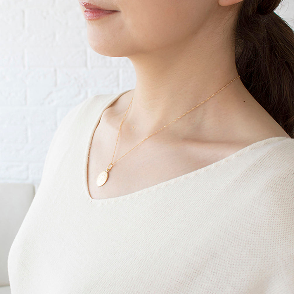 K18ペンダントトップ(イタリア製/聖ベネディクトモチーフ メダイ)《23T10235》