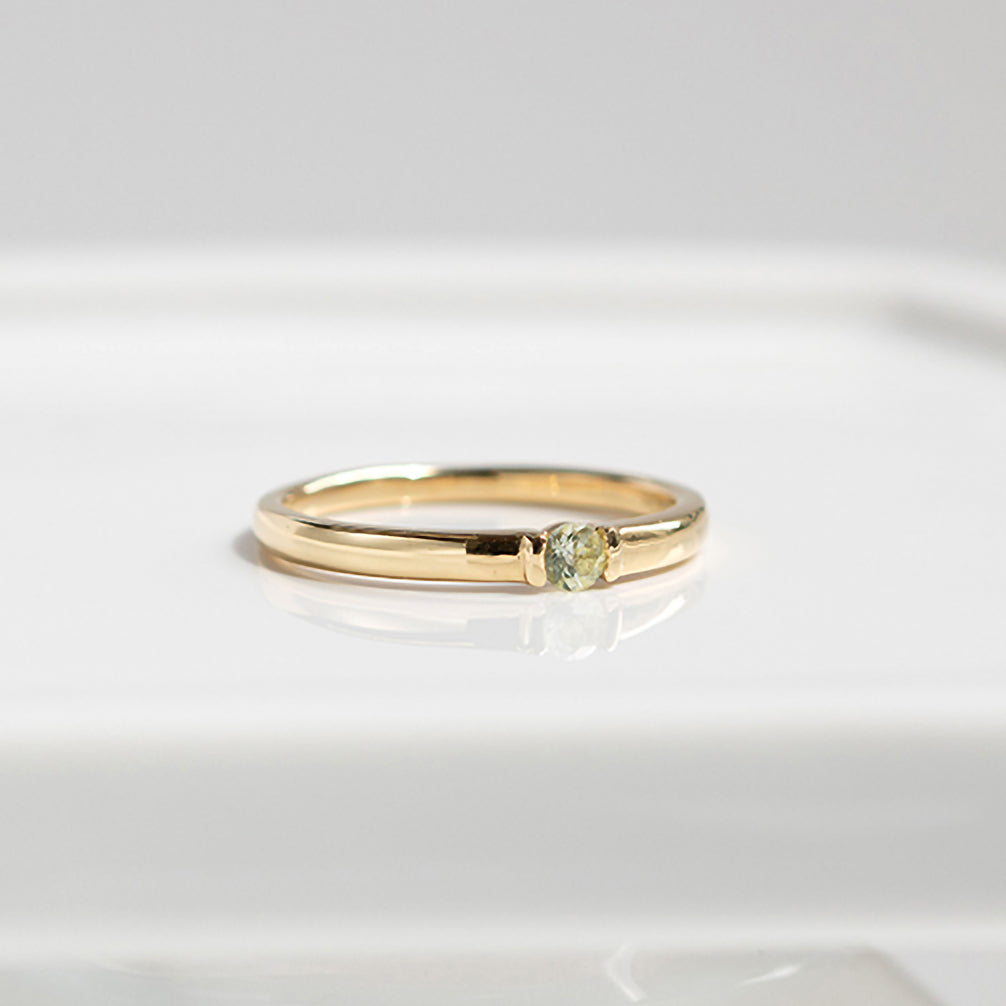 ハイアライトオパール K18リング(10月誕生石)《23T10259》