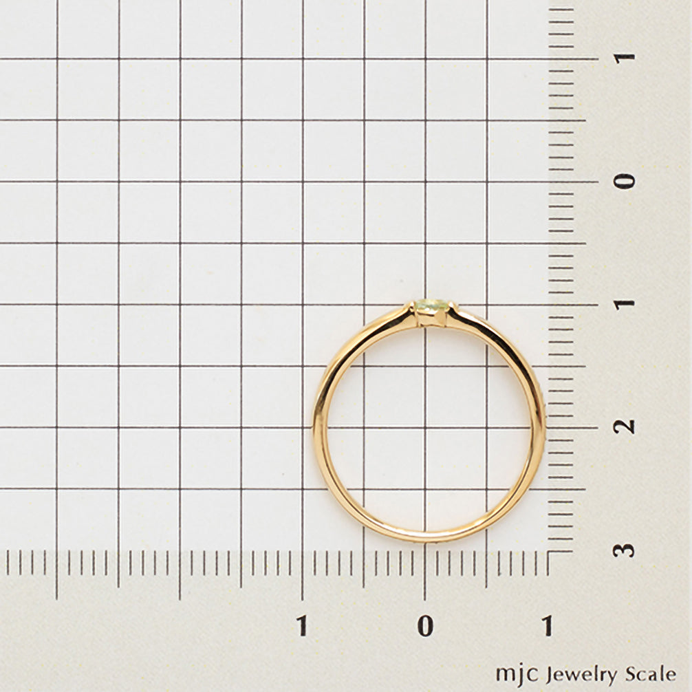 ハイアライトオパール K18リング(10月誕生石)《23T10259》